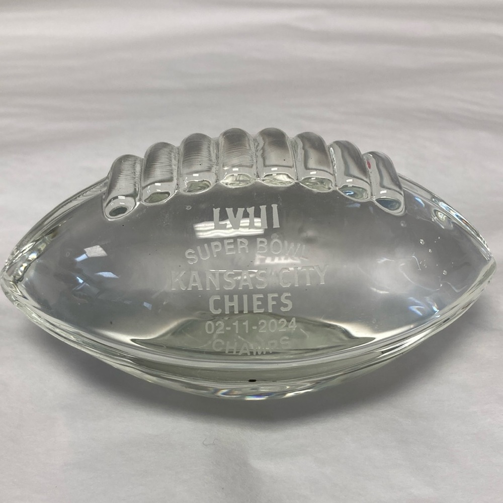 Derry Crystal Super Bowl LVIII Football Kansas City Chiefs